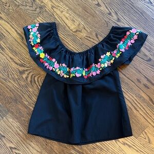 Catherine Malandrino Black Blouse
